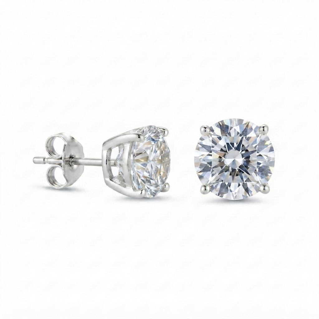 Aretes Plata Broquel