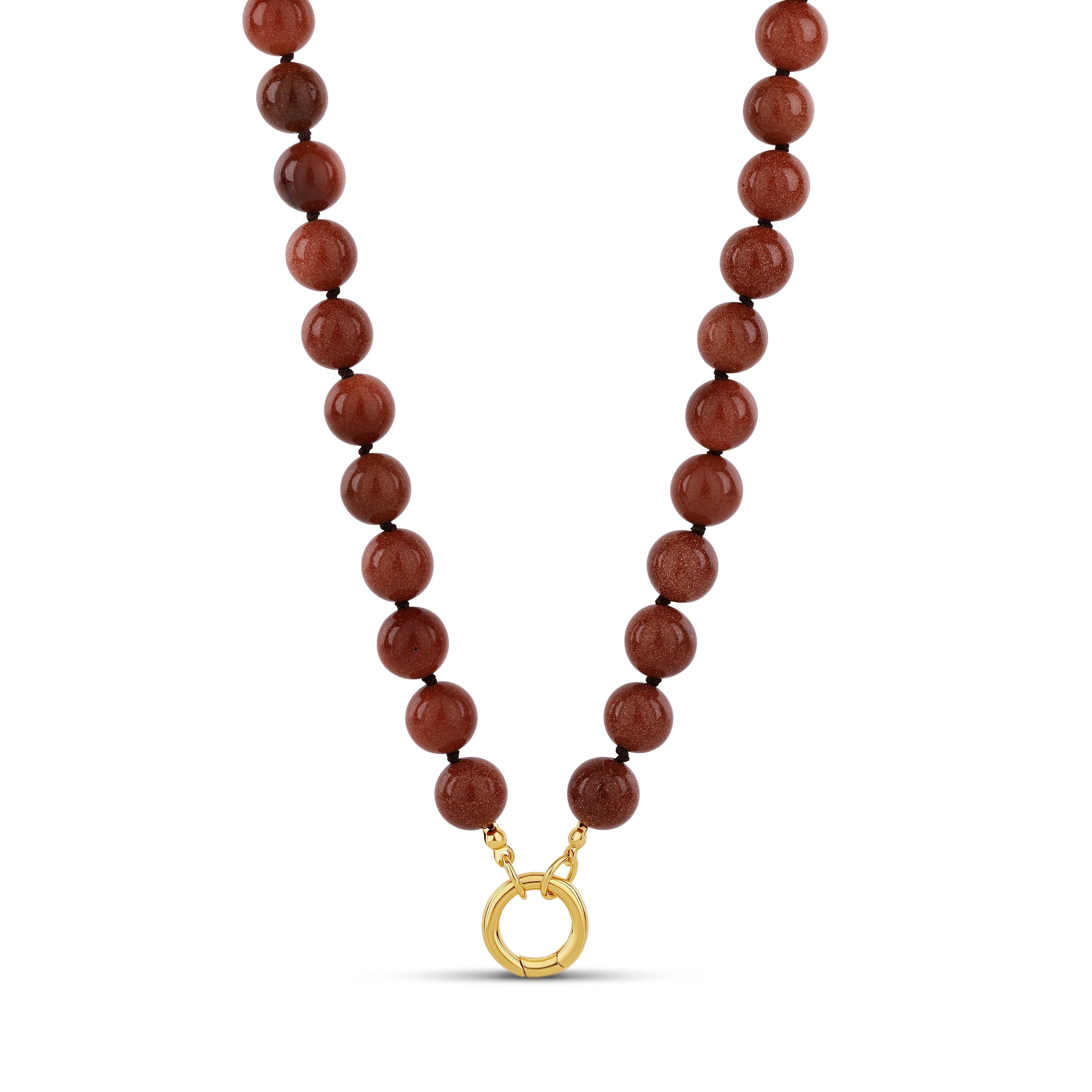 Collar Dorado Mocha Balls