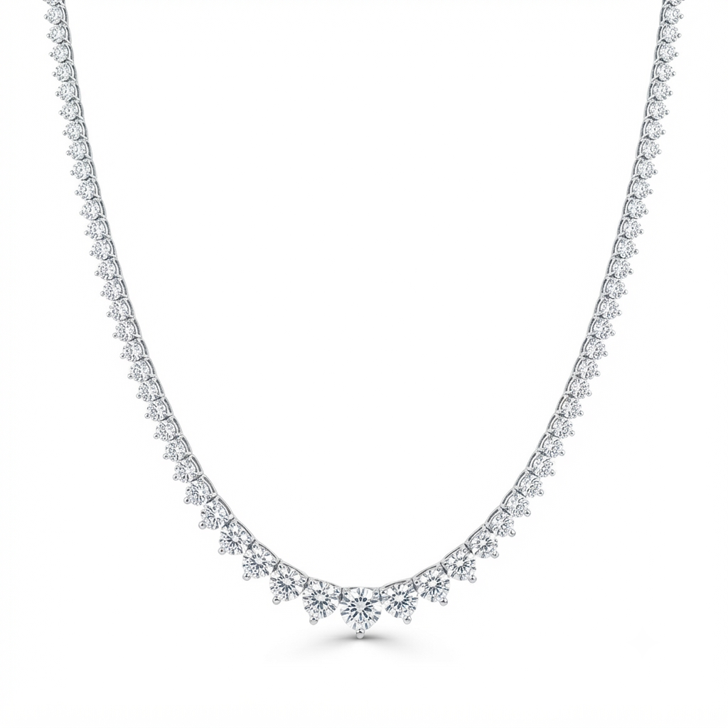 Riviera Picos Degradé Zirconia 7.5 mm - Plata