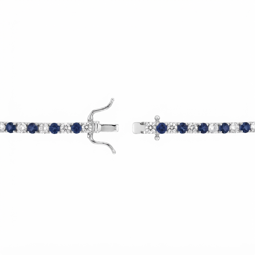 Riviera Plata 1 Zirconia 1 3.0 mm - Zafiro