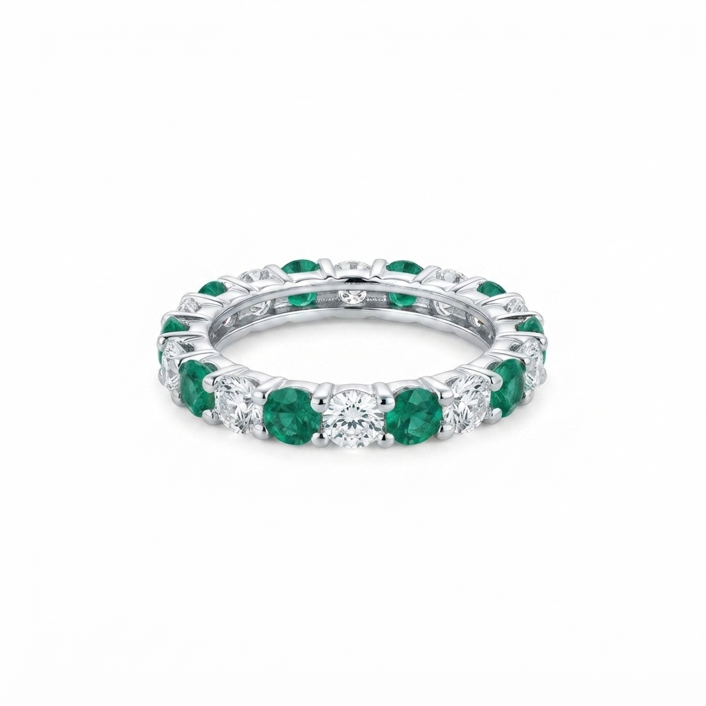 Churumbela Plata 1 Zirconia 1 - Esmeralda