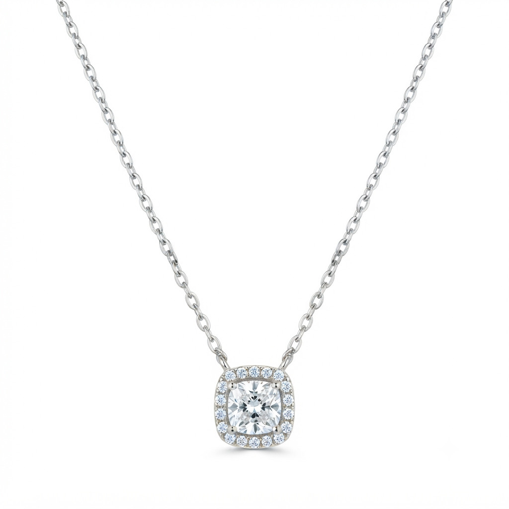 Juego Cuadro Chico - Plata / Zirconia