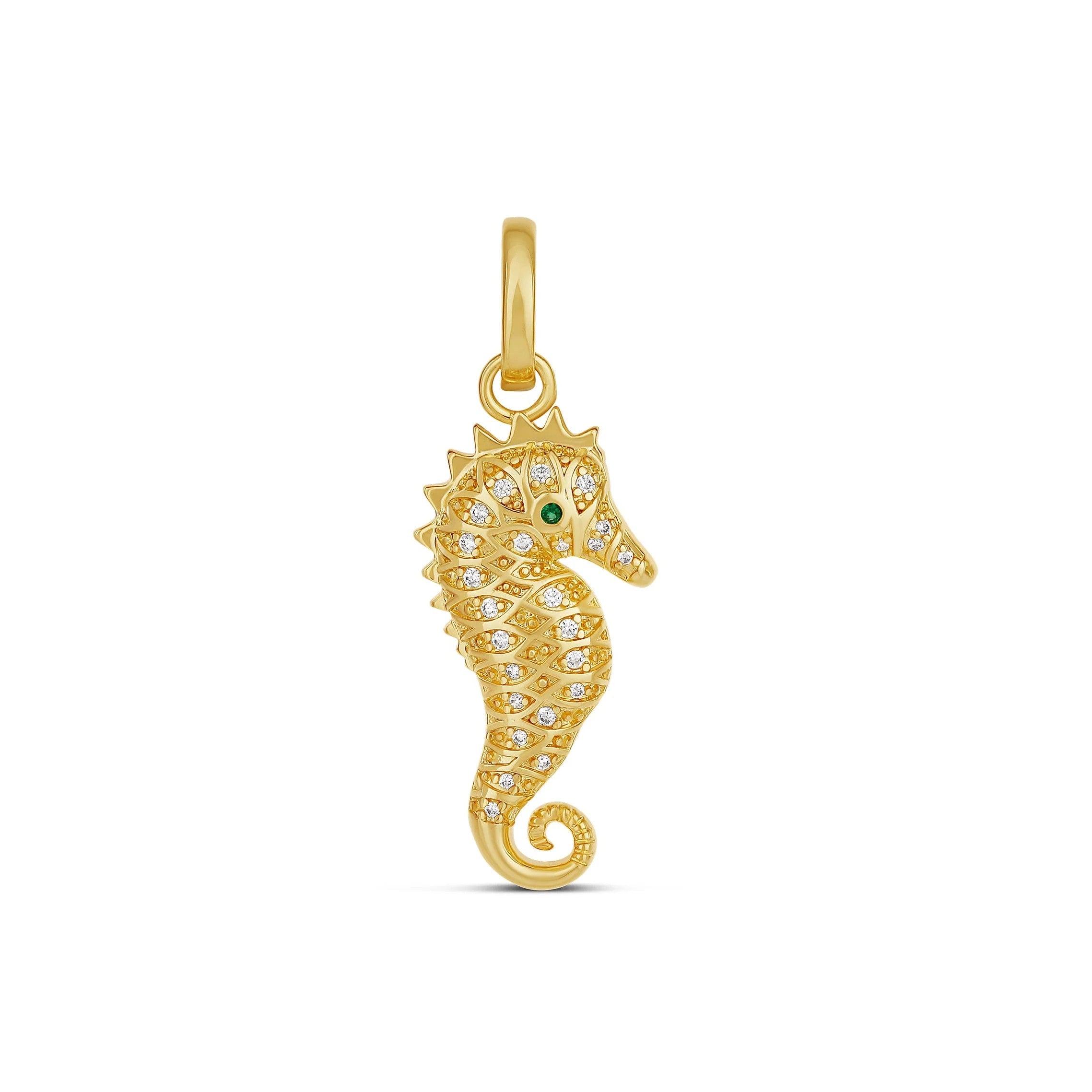 Dije Dorado Golden Tide Seahorse