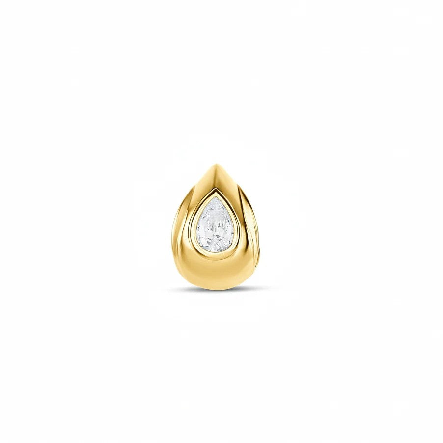 Dije Dorado Lumi Drop Spacer Doble Gota