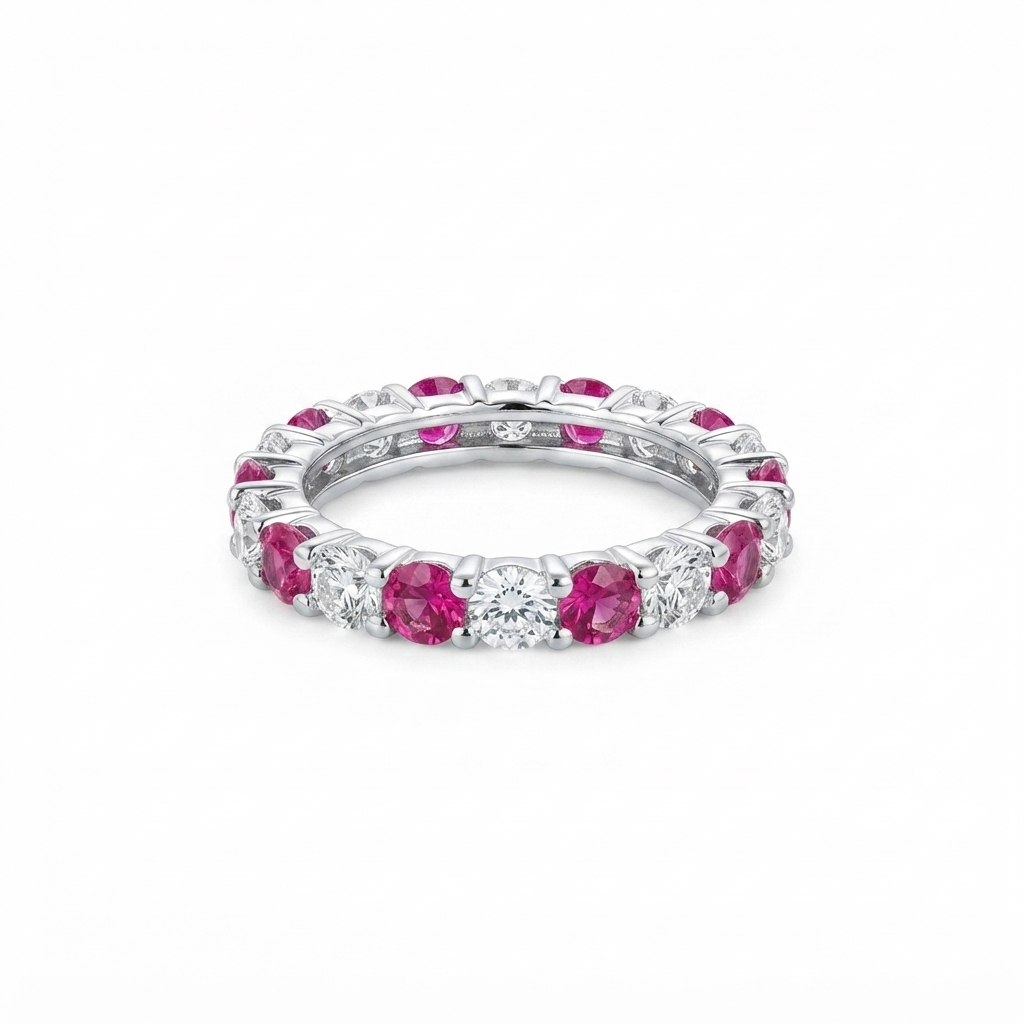 Churumbela Plata 1 Zirconia 1 - Rubí