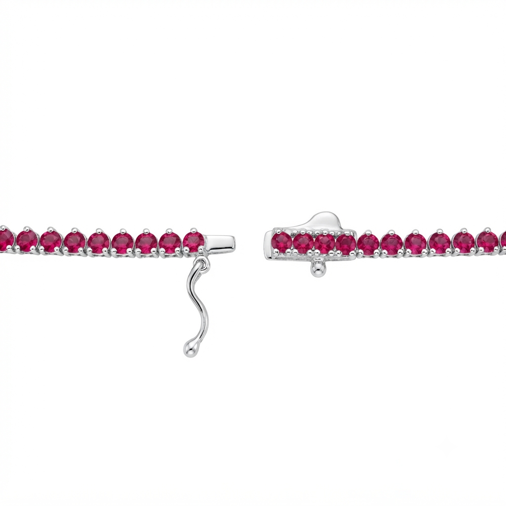 Riviera Picos Degradé Zirconia 7.5 mm - Plata / Zafiro